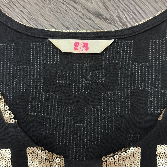 Sass & Bide Black and Gold "Playman" Cocktail Dress - Picture 13 of 16